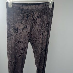 Velvet Older Kids Leggings Dark Brown